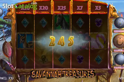 Οθόνη4. Savannah Treasures Κουλοχέρης