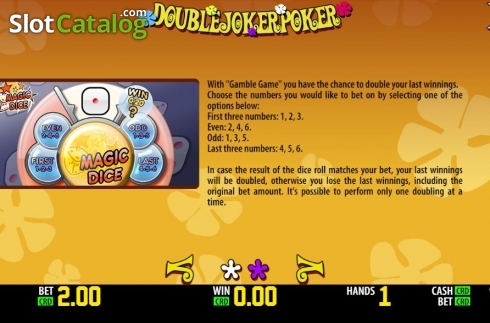 Οθόνη5. Double Joker Poker (Play Labs) Κουλοχέρης 