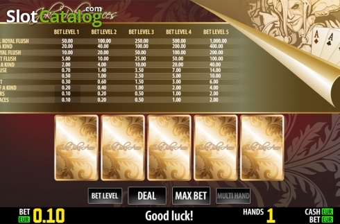 Οθόνη2. Joker Poker Aces HD Κουλοχέρης
