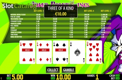 Οθόνη4. Joker Poker Kings HD Κουλοχέρης