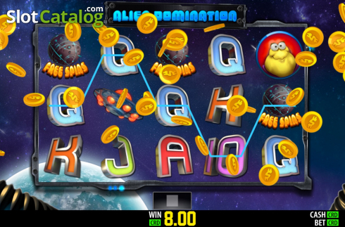 Οθόνη3. Alien Domination Κουλοχέρης