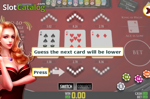 Οθόνη2. Hi-Lo Privee (Play Labs) Κουλοχέρης