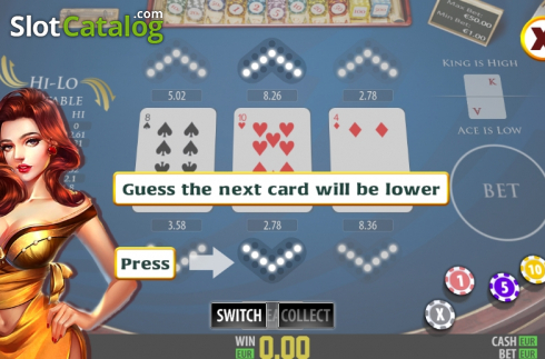 Οθόνη3. Hi-Lo Pro (Play Labs) Κουλοχέρης