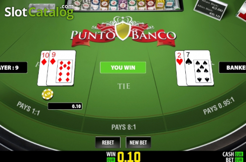 Οθόνη4. Punto Banco (Play Labs) Κουλοχέρης