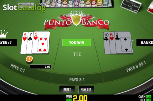 Οθόνη5. Punto Banco (Play Labs) Κουλοχέρης