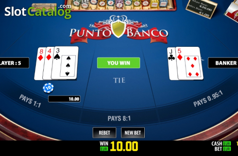 Οθόνη4. Punto Banco Pro (Play Labs) Κουλοχέρης 