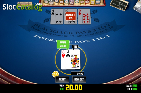 Οθόνη4. BlackJack Single Pro (Play Labs) Κουλοχέρης 