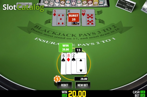 Οθόνη4. BlackJack Single (Play Labs) Κουλοχέρης