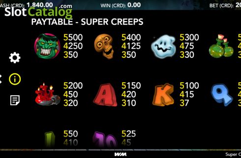 Οθόνη8. Super Creeps Κουλοχέρης