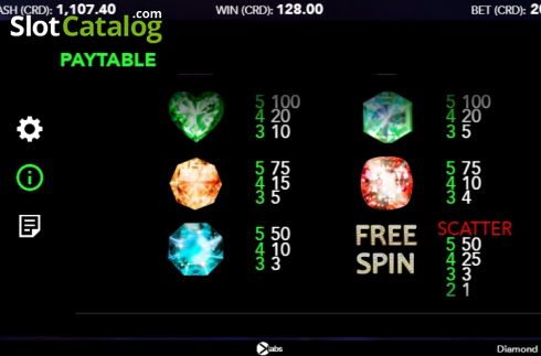 Οθόνη7. Diamond Bonus Κουλοχέρης 