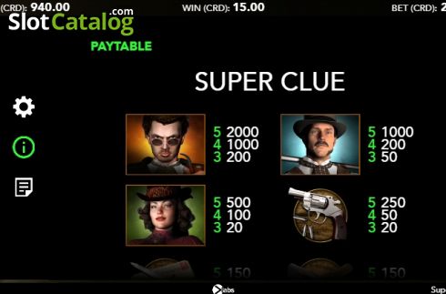 Οθόνη6. Super Clue Κουλοχέρης