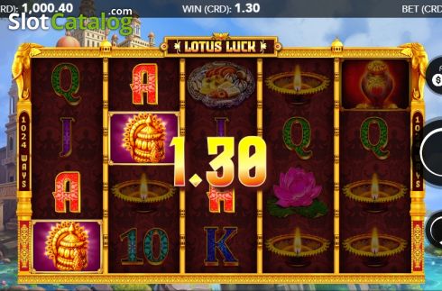 Οθόνη4. Lotus Luck Κουλοχέρης 