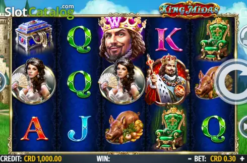 Οθόνη2. King Midas (Octavian Gaming) Κουλοχέρης 