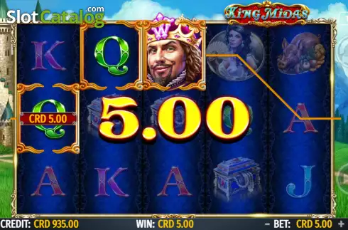 Οθόνη4. King Midas (Octavian Gaming) Κουλοχέρης 