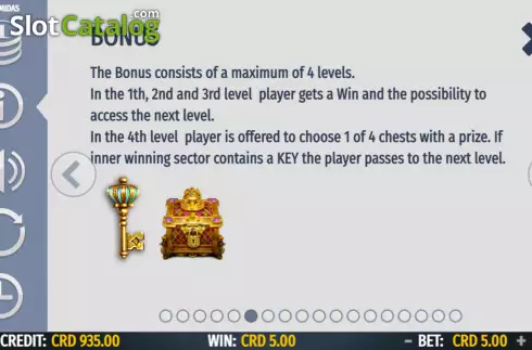 Οθόνη7. King Midas (Octavian Gaming) Κουλοχέρης 