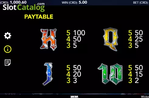 Οθόνη9. Wicked Reels (World Match) Κουλοχέρης