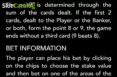 Οθόνη8. Baccarat Slider Κουλοχέρης