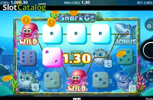 Οθόνη3. SharkGo Dice Κουλοχέρης