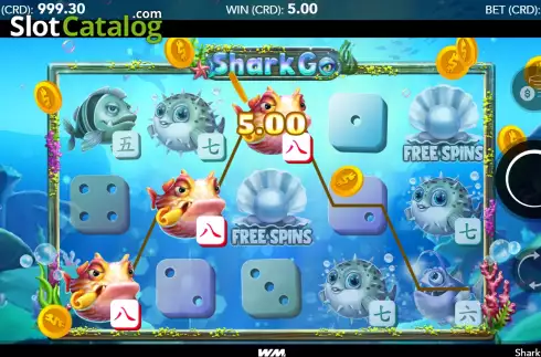 Οθόνη4. SharkGo Dice Κουλοχέρης