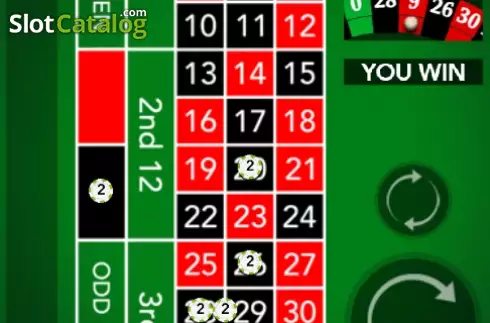 Οθόνη4. Instant American Roulette Κουλοχέρης 