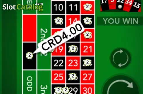 Οθόνη5. Instant American Roulette Κουλοχέρης 