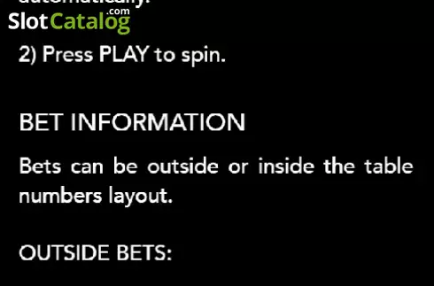 Οθόνη8. Instant American Roulette Κουλοχέρης 