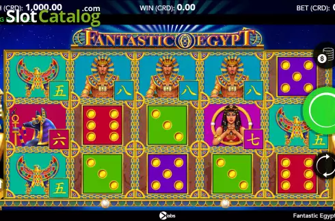 Οθόνη2. Fantastic Egypt Dice Κουλοχέρης