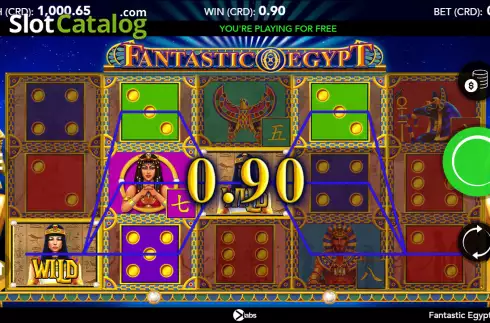 Οθόνη3. Fantastic Egypt Dice Κουλοχέρης