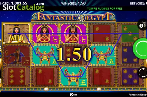 Οθόνη4. Fantastic Egypt Dice Κουλοχέρης