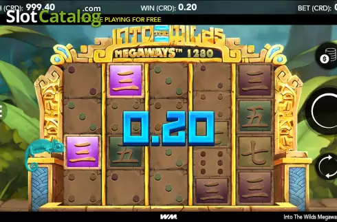 Οθόνη3. Into The Wilds Megaways Dice Κουλοχέρης