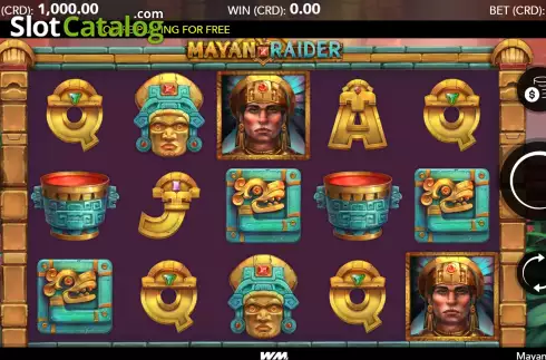 Οθόνη2. Mayan Raider Κουλοχέρης