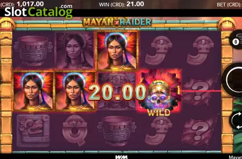Οθόνη3. Mayan Raider Κουλοχέρης
