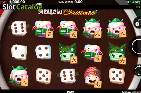 Οθόνη2. Mellow Christmas Dice Κουλοχέρης