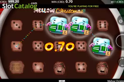 Οθόνη3. Mellow Christmas Dice Κουλοχέρης