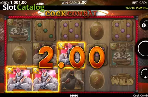 Οθόνη3. Cock Combat Dice Κουλοχέρης