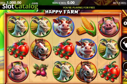 Οθόνη2. Happy Farm (Bull Gaming) Κουλοχέρης