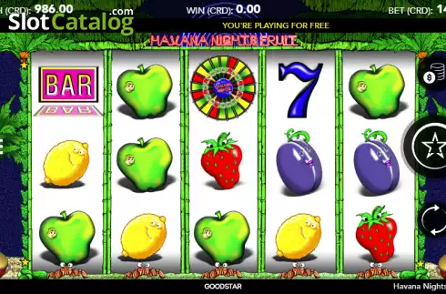 Οθόνη2. Havana Nights Fruit Κουλοχέρης