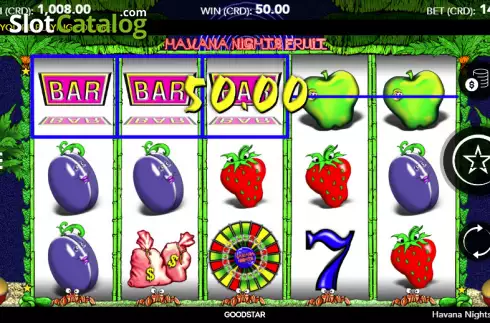 Οθόνη3. Havana Nights Fruit Κουλοχέρης
