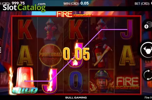 Οθόνη3. Fire Heroes Κουλοχέρης
