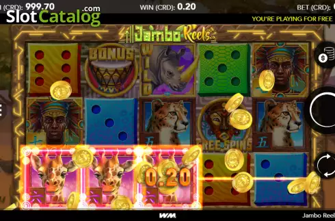 Οθόνη3. Jambo Reels Dice Κουλοχέρης
