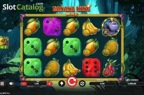 Οθόνη2. Banana King MAX Dice Κουλοχέρης