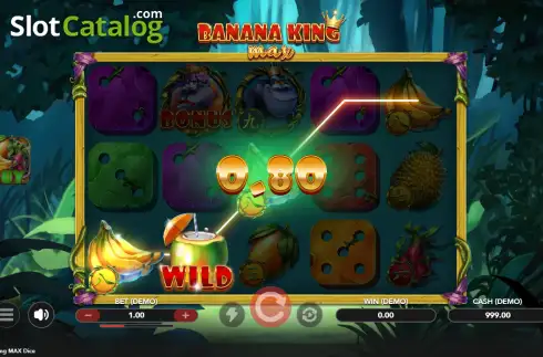 Οθόνη3. Banana King MAX Dice Κουλοχέρης
