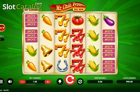 Οθόνη2. Mr Chili Pepper Big Win Κουλοχέρης