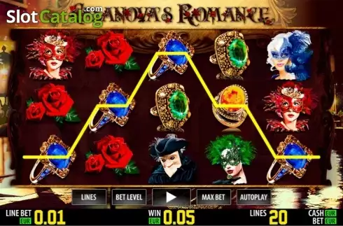 Νίκη. Casanova's Romance HD Κουλοχέρης