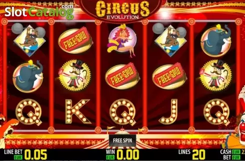 Freespins. Circus Evolution HD Κουλοχέρης