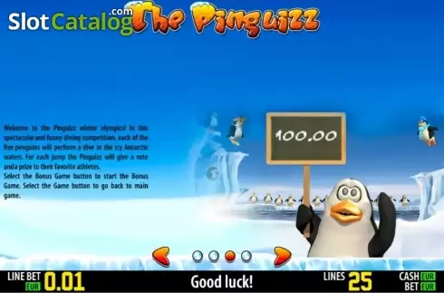 Πίνακας πληρωμών 3. The Pinguizz HD Κουλοχέρης
