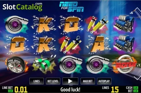 Παιχνίδια με ρόλους. Need For Spin HD Κουλοχέρης