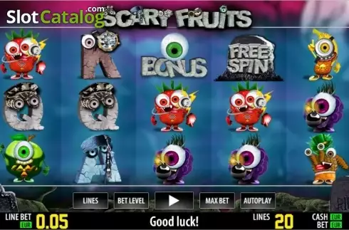 Παιχνίδια με ρόλους. Scary Fruits HD Κουλοχέρης