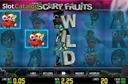 Νίκη. Scary Fruits HD Κουλοχέρης