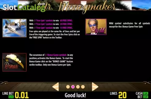 Πίνακας πληρωμών 2. Mr. Moneymaker HD Κουλοχέρης 